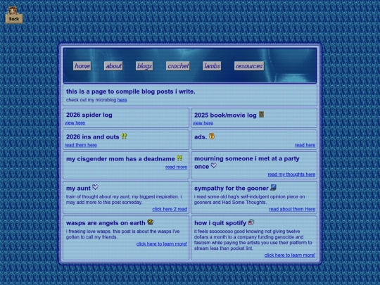blog screenshot