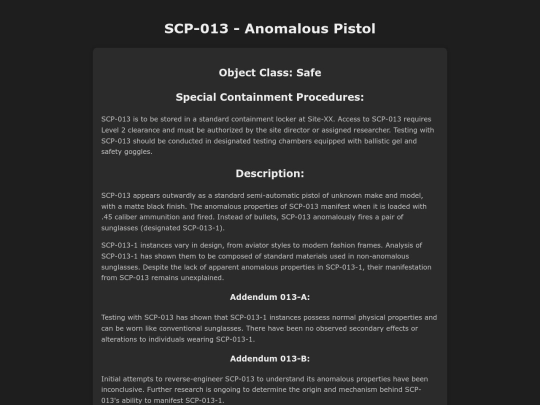 SCP-013 screenshot