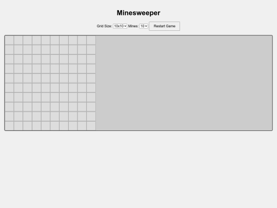 minesweeper screenshot