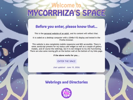 Mycorrhiza's Space