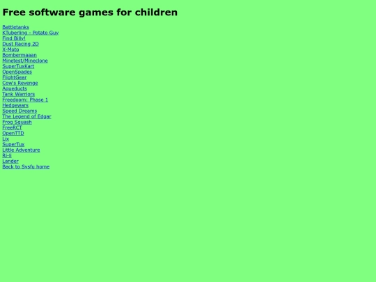 games screenshot