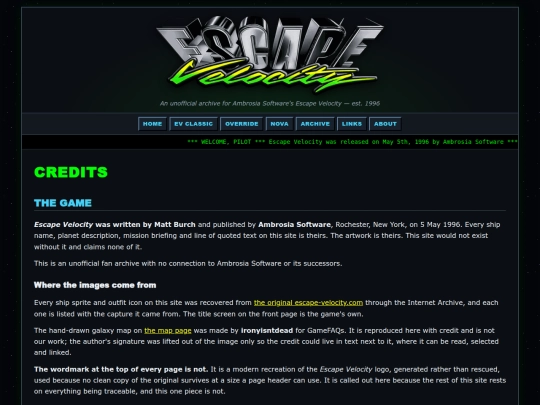 credits screenshot