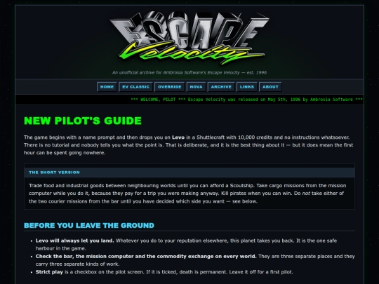 ev/start screenshot