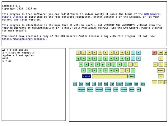 codecalc/codecalc05 screenshot