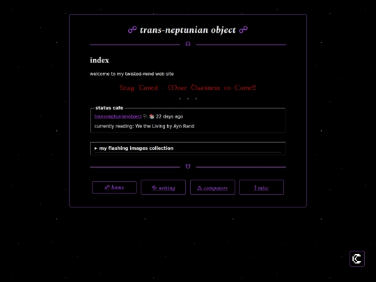 index screenshot
