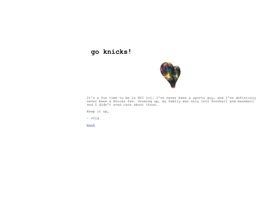 knicks screenshot