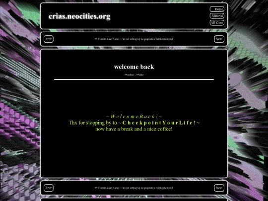 zines/welcome-back screenshot