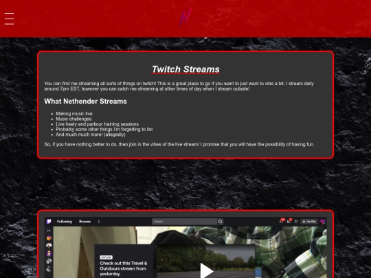 pages/twitch screenshot