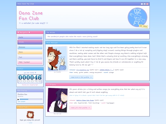 artists screenshot
