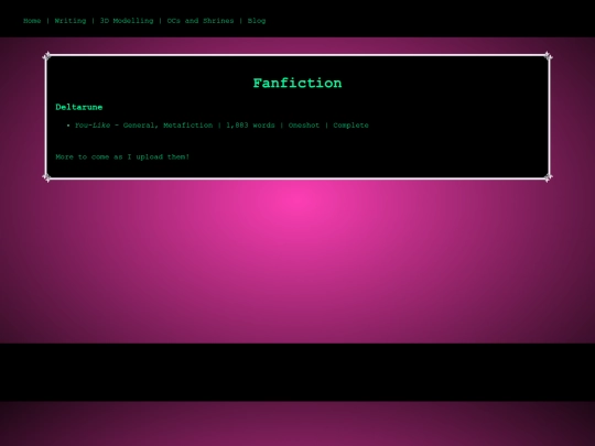 fanfiction screenshot