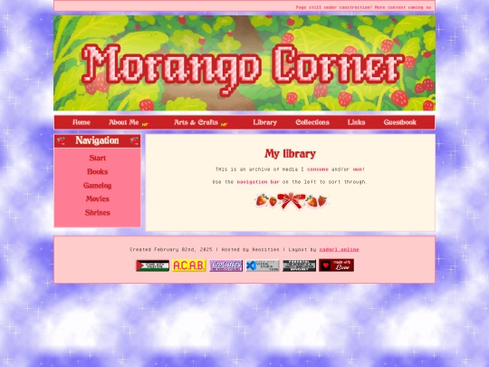 pages/library screenshot