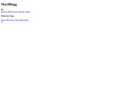 Nuevo blog screenshot