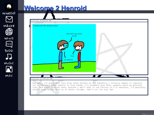blog screenshot