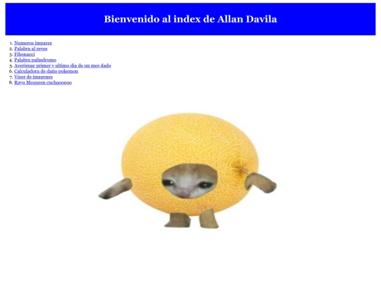 index screenshot