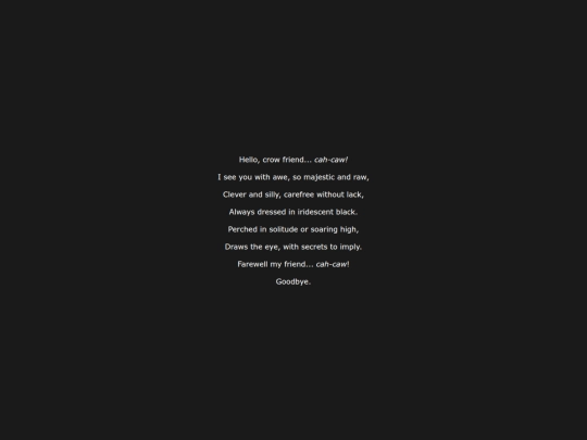 crow screenshot
