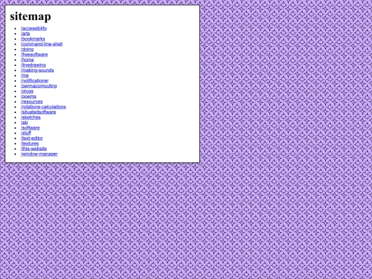 garden/sitemap screenshot