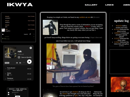 menu screenshot