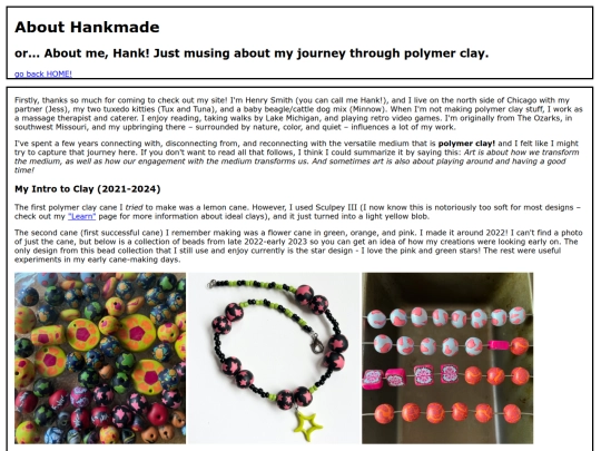 pages/about screenshot