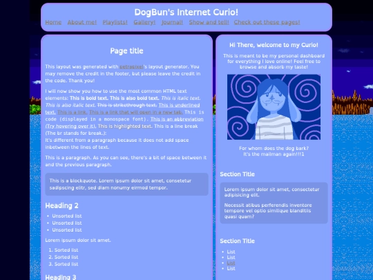 index screenshot