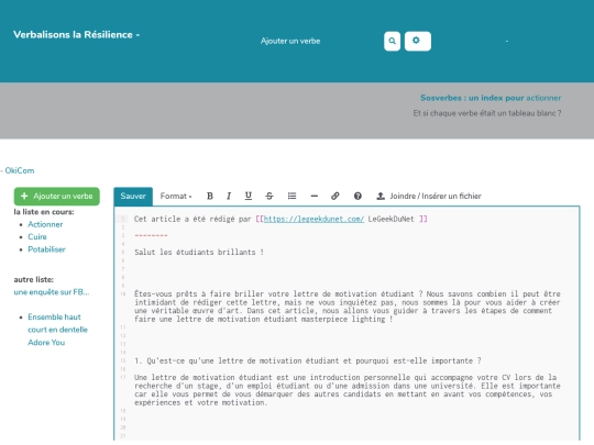 index screenshot