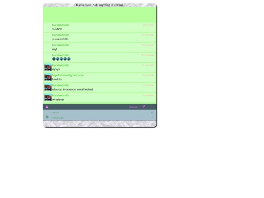 chat screenshot