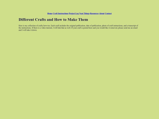 Crafts screenshot
