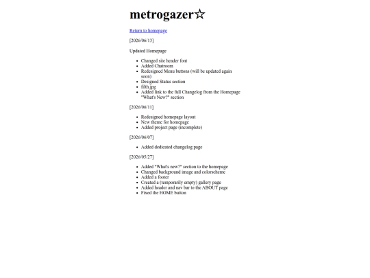 changelog screenshot