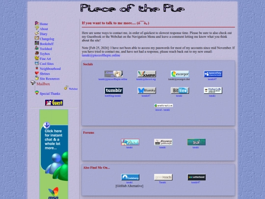 contact screenshot