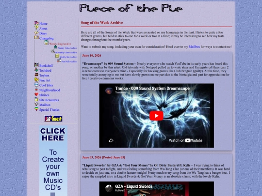 weekly_songs screenshot