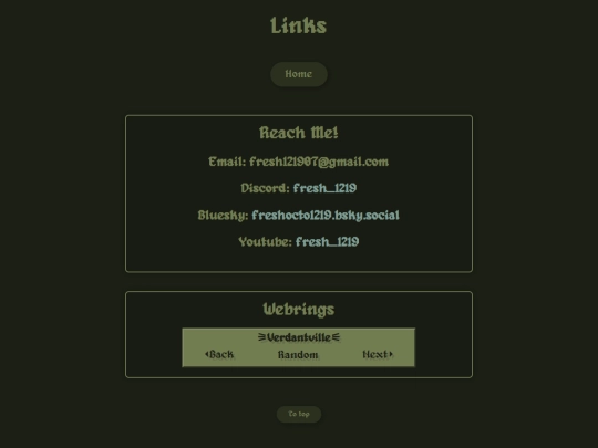 links screenshot