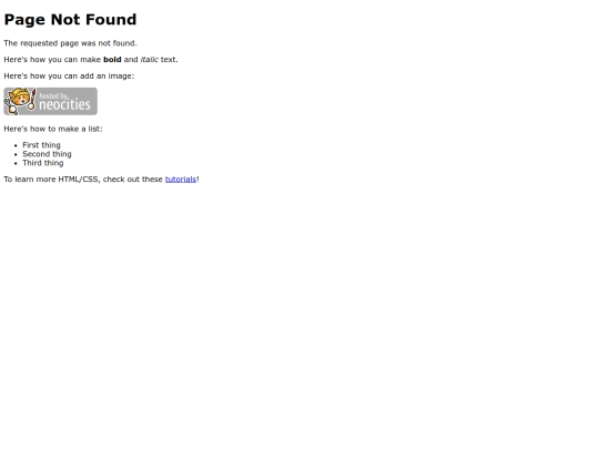 not_found screenshot