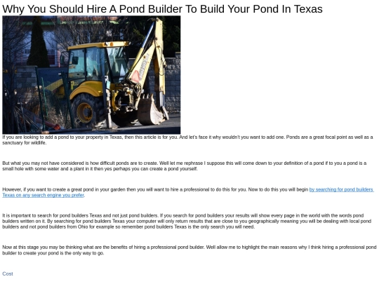 Why-You-Should-Hire-A-Pond-Builder-To-Build-Your-Pond-In-Texas screenshot