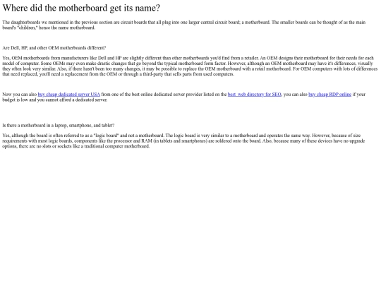 dedicatedserverUSA screenshot