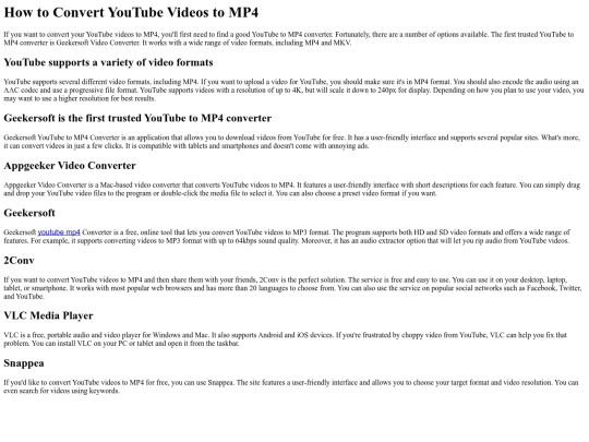 youtube-mp4 screenshot
