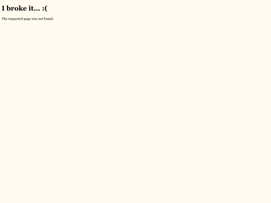 not_found screenshot