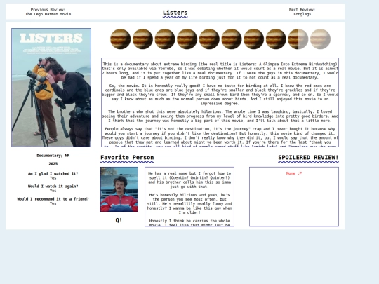 listers screenshot
