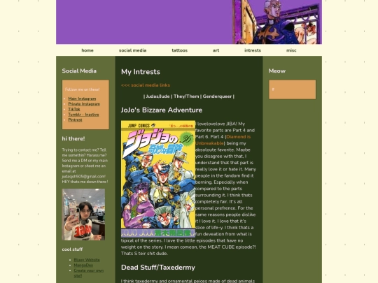 intrests screenshot