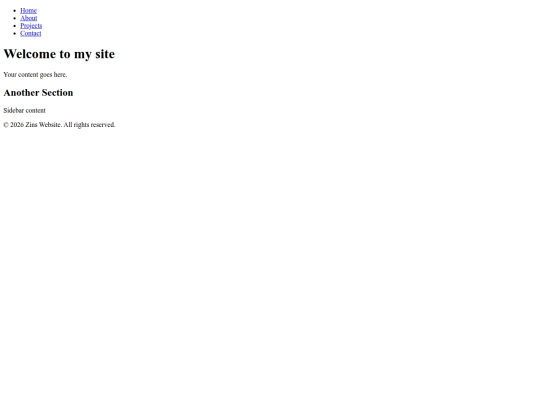 index screenshot
