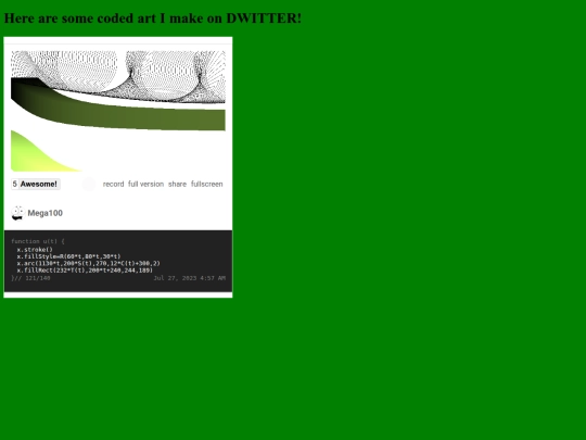 dwitter-art screenshot