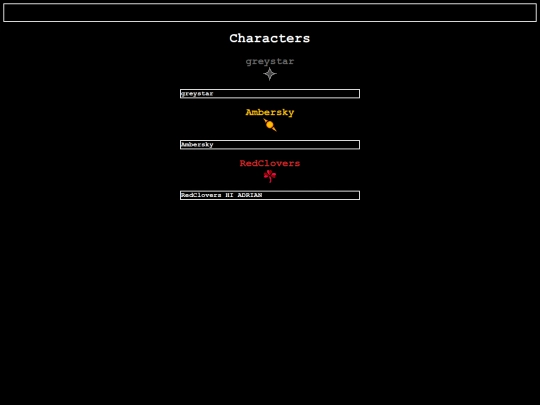 characters screenshot