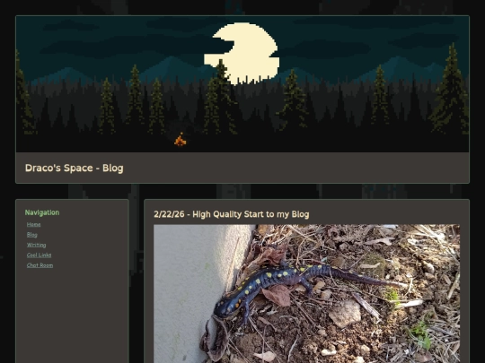 blog screenshot