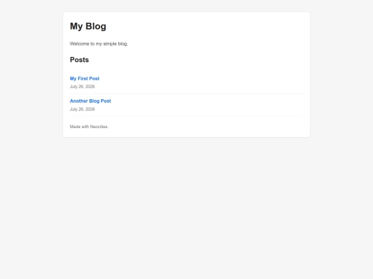 index screenshot