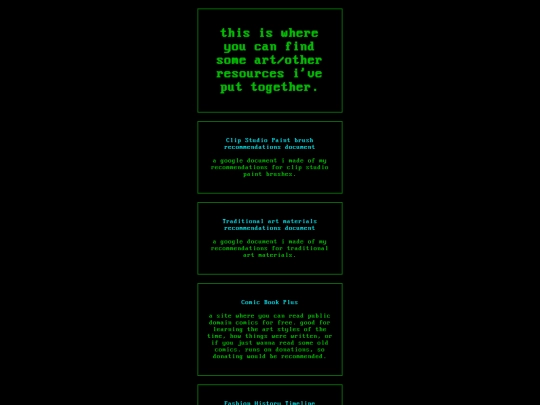 resources screenshot