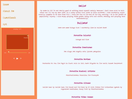 aboutme screenshot