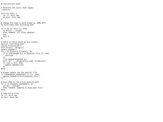 src/opt/blogen screenshot