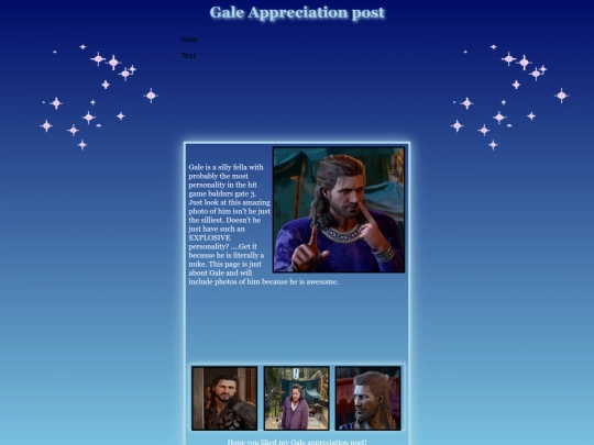 Test screenshot