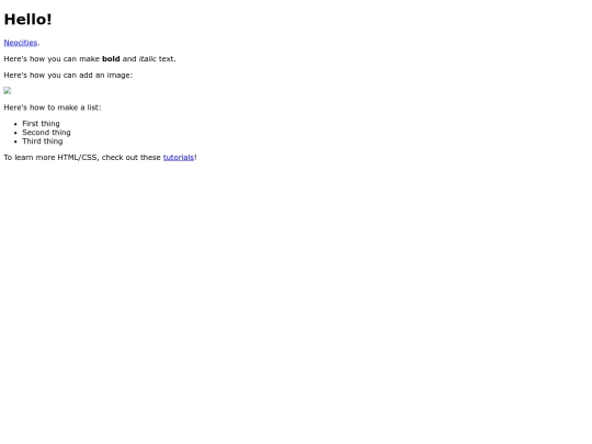 index screenshot