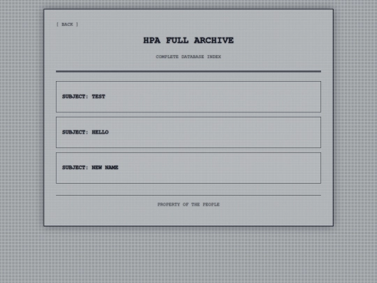 archive screenshot
