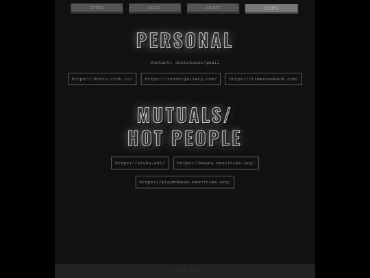 links screenshot