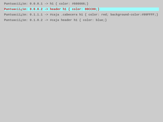 puntuacion+/puntuaciones screenshot